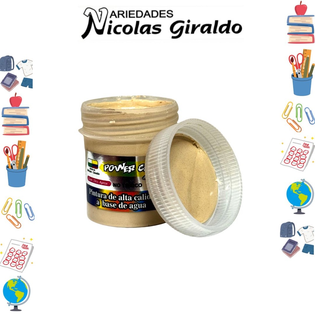 Vinilo power color x33 cc piel