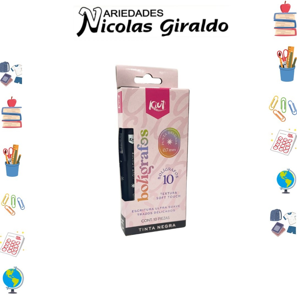 lapicero norma kiut negro x10