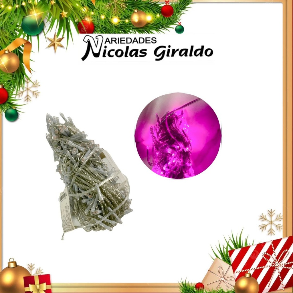 @INSTALACION LED X200L LINEAL PURPURA 18 MTS CABLE TRANS