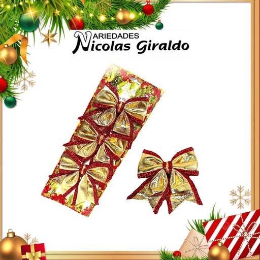 [H1449] @ADORNO MOÑO DORADO X3