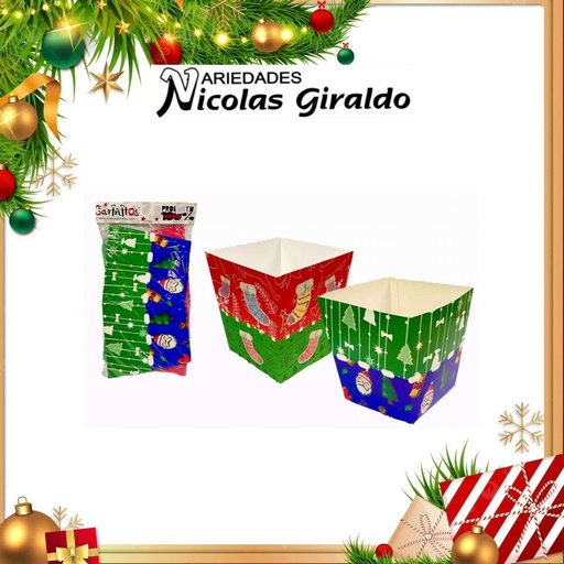 [127113] BASE ANCHETA NAVIDAD PIRAMIDE X6