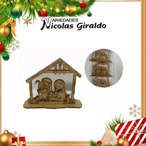[AG0034] PESEBRE LASER MINI X3
