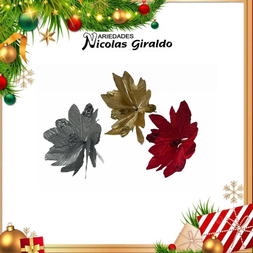 [K005] @FLOR NAVIDAD GRANDE