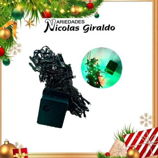 [A0324GRG] @INSTALACION LED X100L LINEAL ROJA-VERDE 9 MTS CABLE VERDE