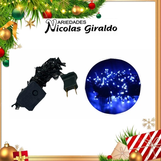 [A0322GB] @INSTALACION LED X 36L LINEAL AZUL 3.5 MTS CABLE VERDE 