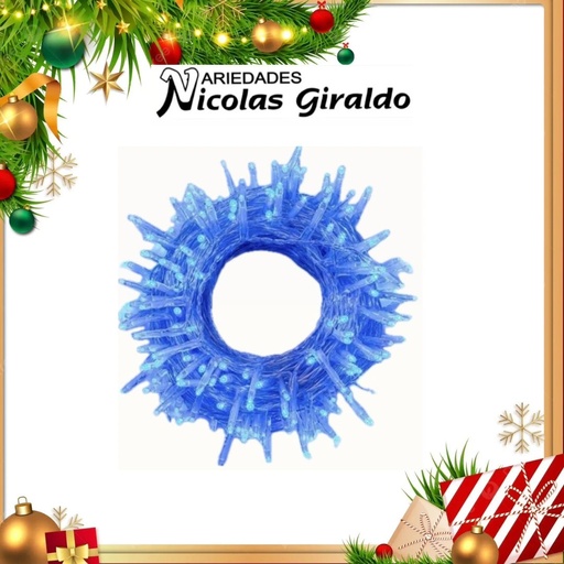 [A0324TB] @INSTALACION LED X100L LINEAL AZUL 9 MTS CABLE TRANS