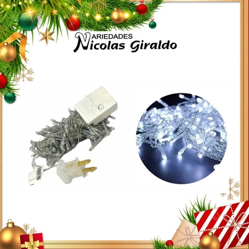 [A0324TW] @INSTALACION LED X100L LINEAL BLANCA 9 MTS CABLE TRANS