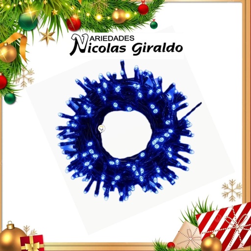 [A0326GB] @INSTALACION LED X200L LINEAL AZUL 18 MTS CABLE VERDE