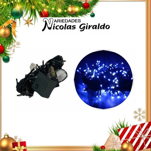 [A0323GB] @INSTALACION LED X56L LINEAL AZUL 6 MTS CABLE VERDE 