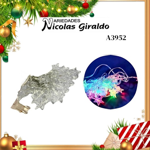 [S3952] @INSTALACION FIGURA LED ESTRELLA X20L 4 MTS  