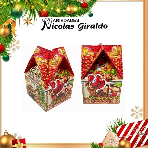 [E96-GA] GALLETA NAVIDEÑA CASA X180GR