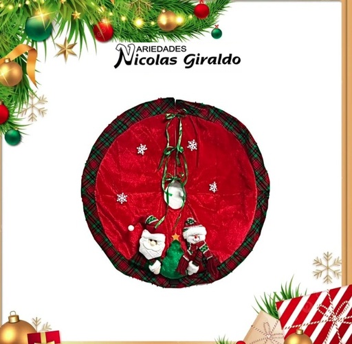 [M2652] @PIE DE ARBOL 80CM 2 MUÑECOS 