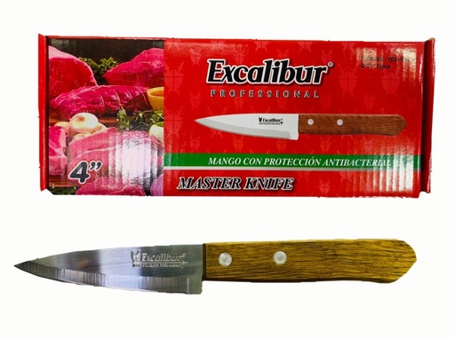 [YES-1075-4] Cuchillo excalibur madera #4 mediano CAJA X12 