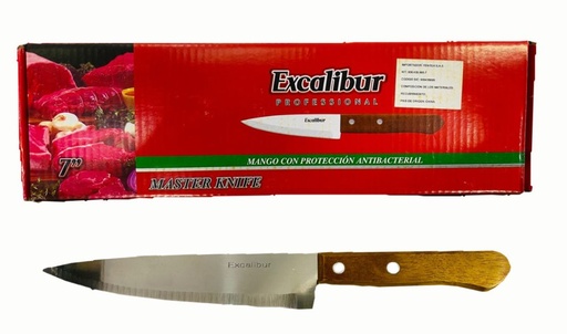 [YES-1078-7] Cuchillo excalibur madera #7 CAJA X12 