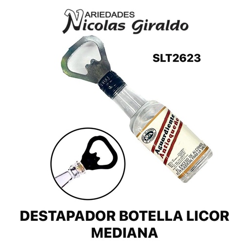 [SLT2623] Destapador botella licor mediana
