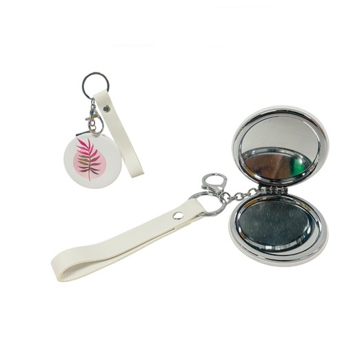 [LA-4609] Espejo cartera dama fino con llavero