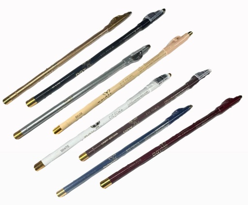 [DC0248BK] @Lapiz ojos sencillo surtido paquete x12 