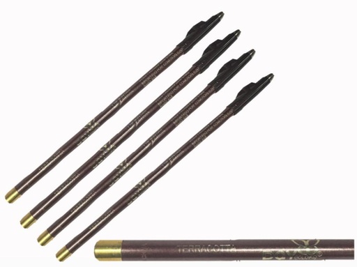 [YG252-L] @Lapiz ojos sencillo terracota x12 