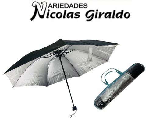 [SLT1102N] @Sombrilla dama antiviento negra 