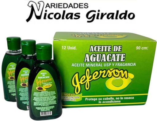 [AAX90] Aceite aguacate x90ml jeferson