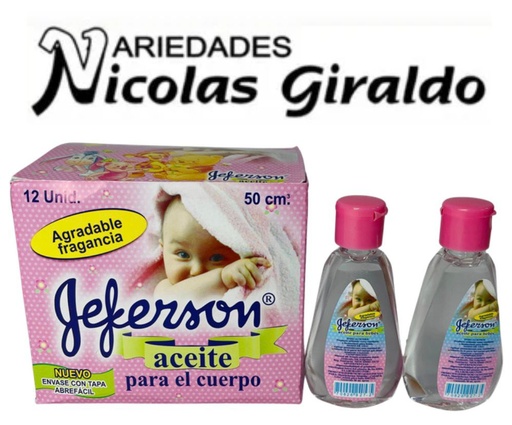 [ABB50] Aceite bebe x50ml jeferson 