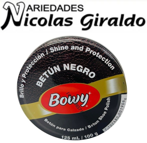 [1800021] Betun bowy #5 negro