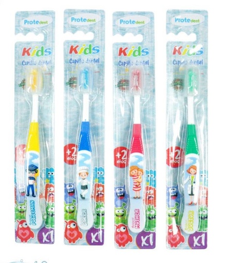 [PTD167] Cepillo dental infantil protedent pqt x12