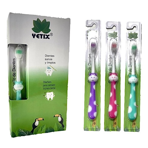 [YETIXN] Cepillo dental niño yetix x12 UNI $600 PTD165