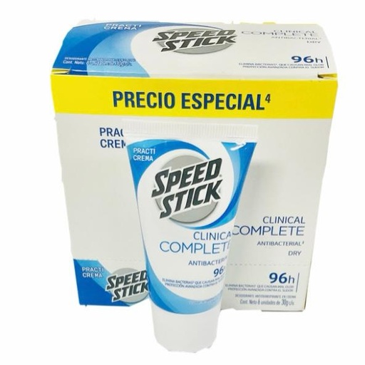 [CO01823A] Desodorante colapsible x30g speed clinical caja x6