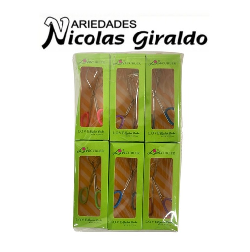 [EP11192] (HC-0163)Encrespador sencillo caja verde pqt x6 (UND $1.200)