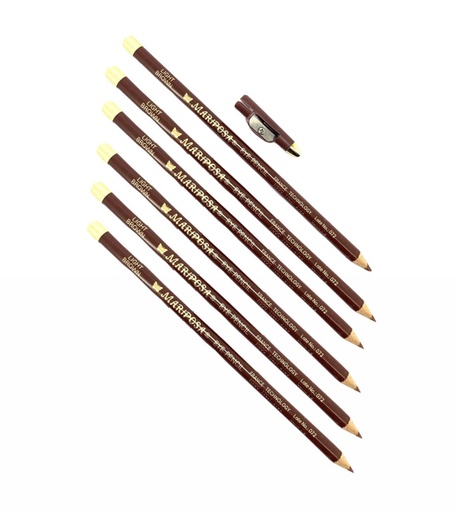 [2084264] Lapiz ojos mariposa cafe claro bolsa X12 (UND $1.800)