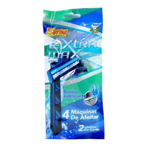 [ET300] Maquina afeitar extra max bolsa x4 PQT X12 (ET307)