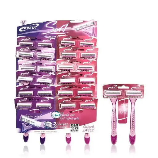[MG6W] Maquina afeitar infinita carton x24 dama