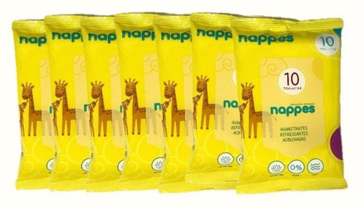 [SE4005] Pañitos humedo nappes x10 PQT X12 (UND $725)