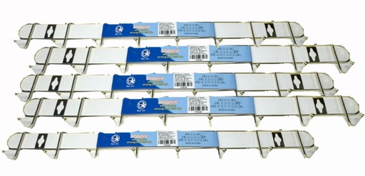 [PT25193] Perchero metal palo rosa x8 paquete x10 