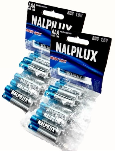 [222331] Pila nalpilux tira x 10 AAA