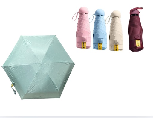 [PT26954] Sombrilla dama mini fina con filtro colores 