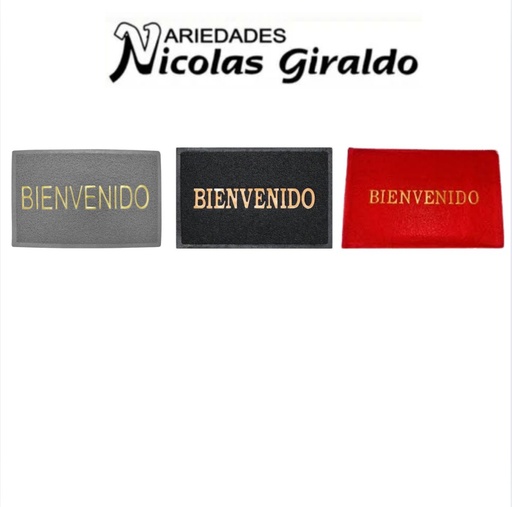 [PT13524] Tapete piso bienvenido pvc 