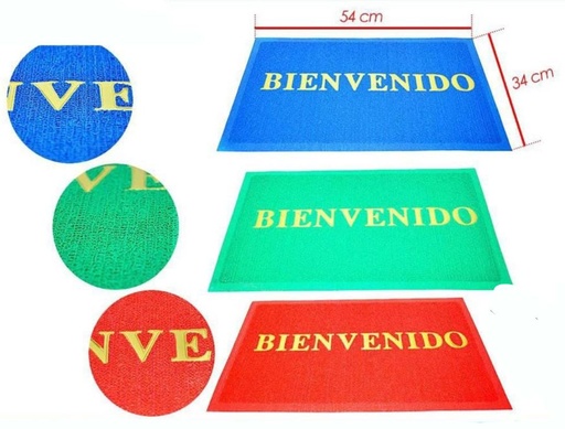 [PT13524] Tapete piso bienvenido pvc 