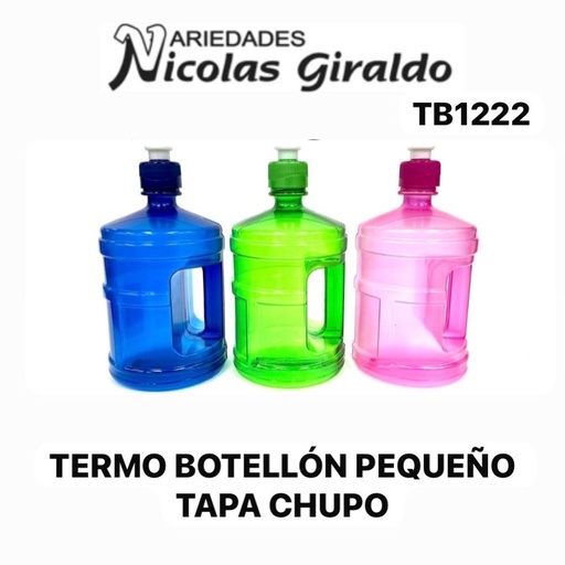 [10034] Termo botellon pequeño tapa chupo