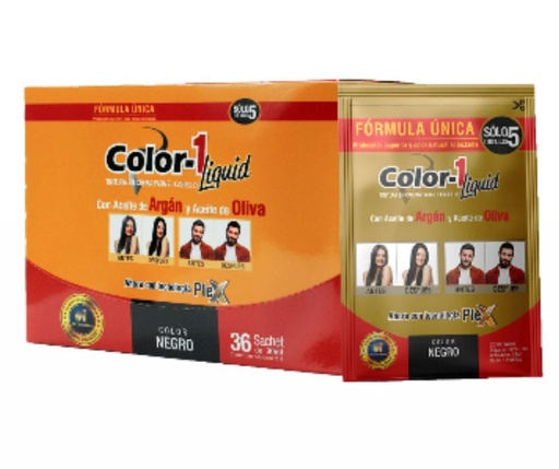 [PT0000323] Tintura liquida negra color uno sobre