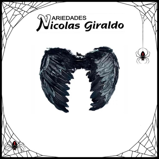 [IF2409] @Alas halloween de angel negro (DK213)