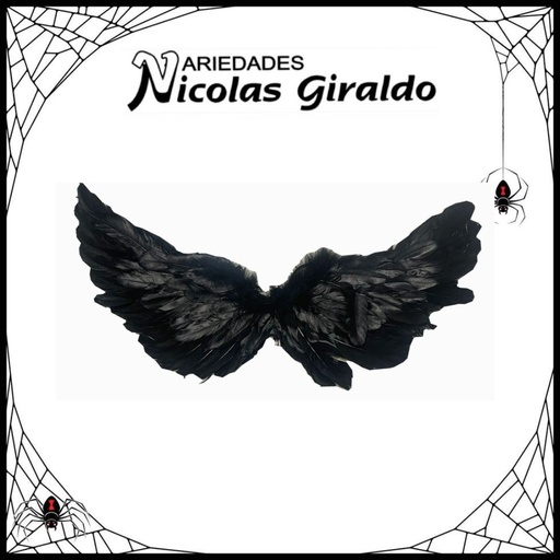 [YN-1524] @Alas halloween plumas pequeña