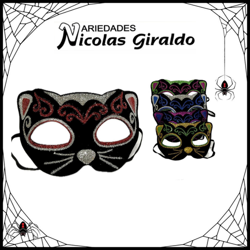 [IF3999] @Antifaz halloween de gato