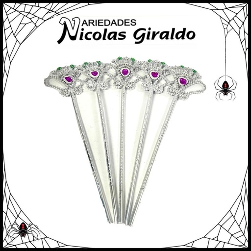 [DK222-PLAT] @Cetro halloween plateado pqt x12 yn-200