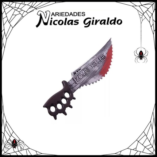 [YN-1626] @Cuchillo halloween de zombi 
