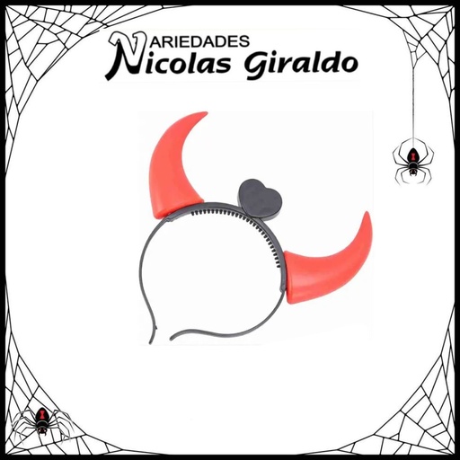 [IF2430] @Diadema halloween cachos con luz