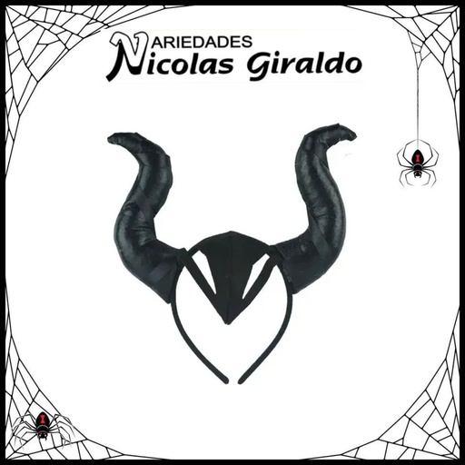 [IF2424] @Diadema halloween cachos negra