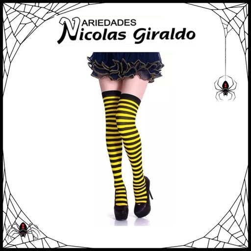 [38-339] @Media halloween amarilla con negro