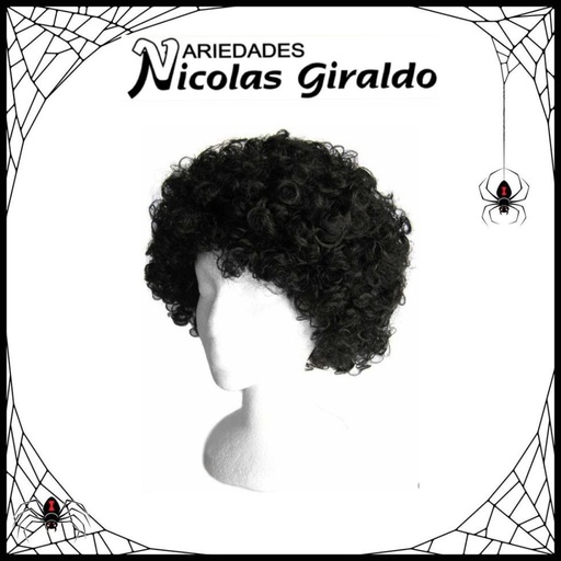 [940-5] @Peluca halloween afro